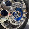 LC Chrome Plated Aluminum Front Oil Cap Kit W/ 4.5 Inch Bolt Pattern