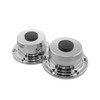 LC Chrome Plated Aluminum Front Oil Cap Kit W/ 4.5 Inch Bolt Pattern