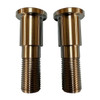 2 Stainless Steel 20 Thread Door Striker Pin 1.9 Inch Length W/ 1/4 Inch Allen Head For Peterbilt Replaces 20-12972