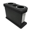 15 Inch Dual Cup Holder W/ Stainless Steel Center & Mounting Hardware