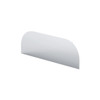 17.594 Inch Stainless Steel Chop Top Window Trim W/ 6 Inch Drop For Peterbilt 589 Sleeper Side Window