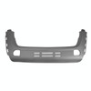 20.5 Inch Gray Center Bumper W/ 2 Tow Hook Holes & No Fog Light Cutouts For International LT
