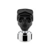 Thread On Skull Biker Shift Knob W/ Adapter For Eaton Fuller 9/10 Shifter Valve