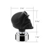Thread On Skull Biker Shift Knob W/ Adapter For Eaton Fuller 9/10 Shifter Valve