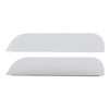 27.906 Inch Stainless Steel Chop Top Window Trim W/ 5.5 Inch Drop For Western Star 49X SBA Low Roof