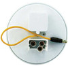 Red/White Dual Function 4 Inch Round LED Stop, Turn, Tail & Back Up Light W/ Clear Lens