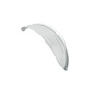 Stainless Steel Headlight Visor W/ Raised Contour 6.8125 X 2.6875 Inch