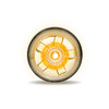 Amber/RGB Dual Function Button LED Clearance, Marker & Auxiliary Light W/ Clear Lens