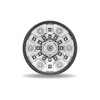 Red/RGB Dual Function Round LED Stop, Turn, Tail & Auxiliary Light W/ Clear Lens