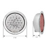 5-5/16 Inch Round Stop/Turn/Tail Sleeper Light - Blue LED W/ Housing