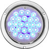 5-5/16 Inch Round Stop/Turn/Tail Sleeper Light - Blue LED W/ Housing