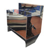 Stainless Steel 30 Inch Battery/Tool Box W/ Raised Upper Step & Rubber Hold Down Latches For Peterbilt 378, 379 & 389 Glider