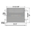 BESTfit AC Condenser 31.5 X 25 Inch For Peterbilt 387