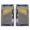 Turnpike Truck Trim Chrome-Plated Steel Rear Cab Vent Cover For Kenworth T680, T880 & W990