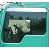RoadWorks 3 Inch Stainless Steel Chop Top Door Window Panels For Kenworth T600, T800 & W900