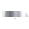 8 Inch Stainless Steel Chop Top Window Panels For Kenworth T680 & T880