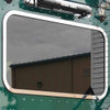 Stainless Steel 38 X 20 Inch Rear Sleeper Window Trim For Kenworth T680 & T880