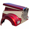 Kenworth W900L Custom Truk-Rodz Hood Fiberglass By Jones Performance Replaces OEK146-1138, K146-1135, L29-1007