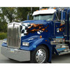 Kenworth W900L Aerocab Custom Truk-Rodz Hood Fiberglass By Jones Performance Replaces K146-1326, K146-1295, K146-1325