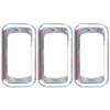 Chrome Rocker Switch Bezel For Kenworth T, W - 3 Pack