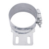 Peterbilt 377, 378, 379, 386, 388, 389 6 Inch Straight Exhaust Mounting Bracket 50BJ-PB600SCP By Lincoln Chrome