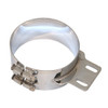 Peterbilt 377, 378, 379, 386, 388, 389 6 Inch Straight Exhaust Mounting Bracket 50BJ-PB600SCP By Lincoln Chrome