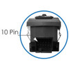 Power Mirror Switch Replaces Vendor No. 901-5401 For Kenworth T660 With Dual Power, Heated Mirrors Power Mirror Switch Replaces Vendor No. 901-5401 For Kenworth T660 With Dual Power, Heated Mirrors