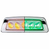 Amber To Green LED Dual Revolution Fender Marker Light For Kenworth T680, T700, T880 Passenger Side