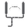 BESTfit 11 Inch Diameter Muffler 5 ID / ID X 61.5 OAL For Peterbilt 387 BESTfit 11 Inch Diameter Muffler 5 ID / ID X 61.5 OAL For Peterbilt 387