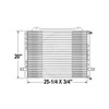 BESTfit AC Condenser 25.312 X 20.125 Inch For Freightliner FL50-FL80, FL106-FL112, MB70 Bus