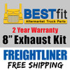 BESTfit 8-5 Inch Chrome Exhaust Kit With OE Style Elbows For Freightliner Classic & FLD BESTfit 8-5 Inch Chrome Exhaust Kit With OE Style Elbows For Freightliner Classic & FLD