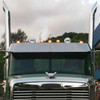 Freightliner Columbia Day Cab 14 Inch Stainless Steel Drop Visor