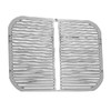 Freightliner FLD112 Day Cab Rear Dual Window Guards Stainless Steel - Pair