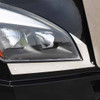 Freightliner Cascadia 116, 126 Headlight Fender Guards - Stainless Steel