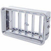 Chrome Plastic AC Vent Without Louvers For Freightliner Classic & FLD