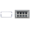 Chrome 4 Switch Trim Panel For Freightliner Cascadia 116 & 126