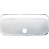 Chrome 13.5 Inch Upper Center Storage Door Cover For Freightliner Cascadia