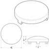 Chrome Vinyl Button Cover -10 Pack For Freightline