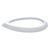 Chrome Plastic Teardrop Shaped Light Bezel For Freightliner Cascadia 2008-2018 Models