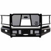 Summit Black Powder-Coated Steel Front Bumper W/ Grille Guard, Camera Access For Ford F150 2015-2017