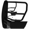 Summit Black Powder-Coated Steel Front Bumper W/ Grille Guard For Ford F250, F350, F450 Super Duty