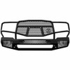 Midnight Series Black Steel Winch-Ready Front Bumper, 7 Gauge W/ Grille Guard For Ford F150 2018-2020