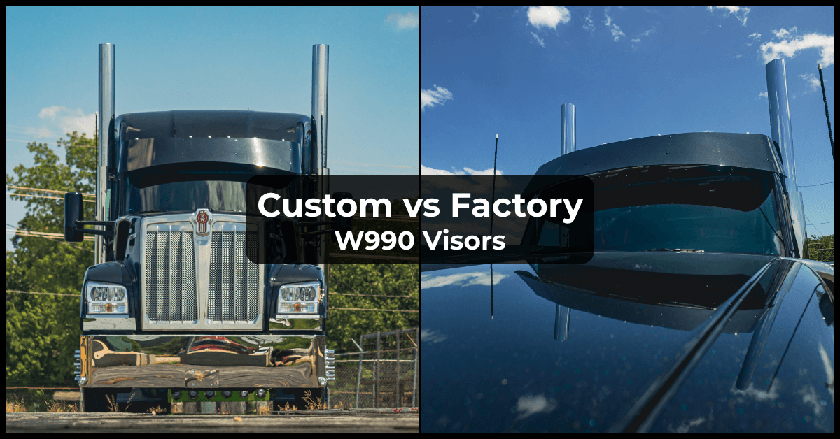 Factory vs Custom W990 Visors (The Glaring Differences)