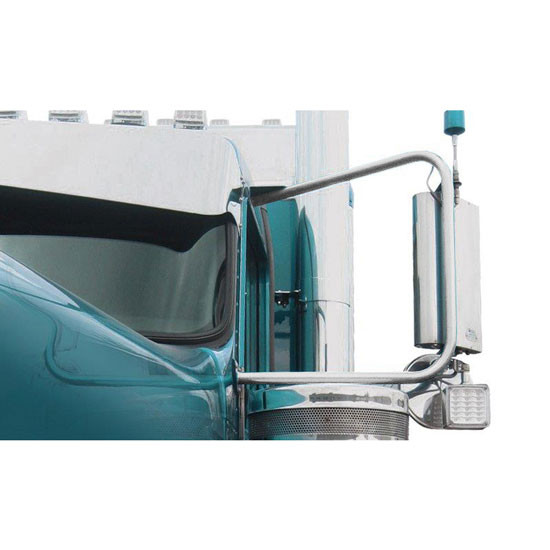 Kenworth W900B & W900L AeroCab Stainless Steel Custom Mirror Brackets
