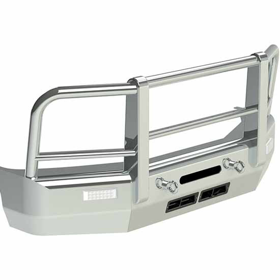 Herd Aero LT 2 Post Grille Guard W/ 2 Turn Signal Lights For Ford E350