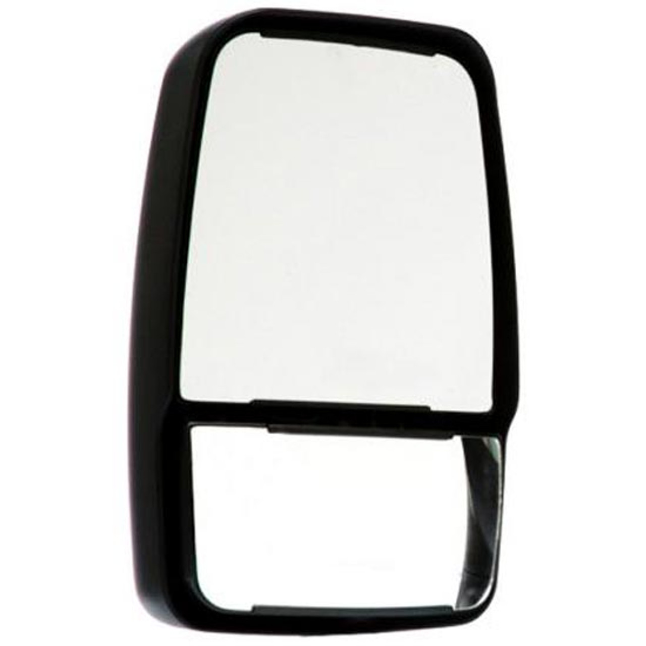 Black Mirror Head & Glass Kit - Driver Side - For Ford Super Duty F250 -  F750