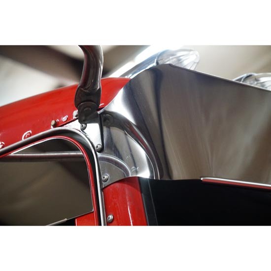 Peterbilt 389 & 388 10 1/2 Inch Stainless Steel Bowtie Drop