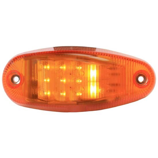 Turn / Side Marker Light - Amber LED / Amber Lens For