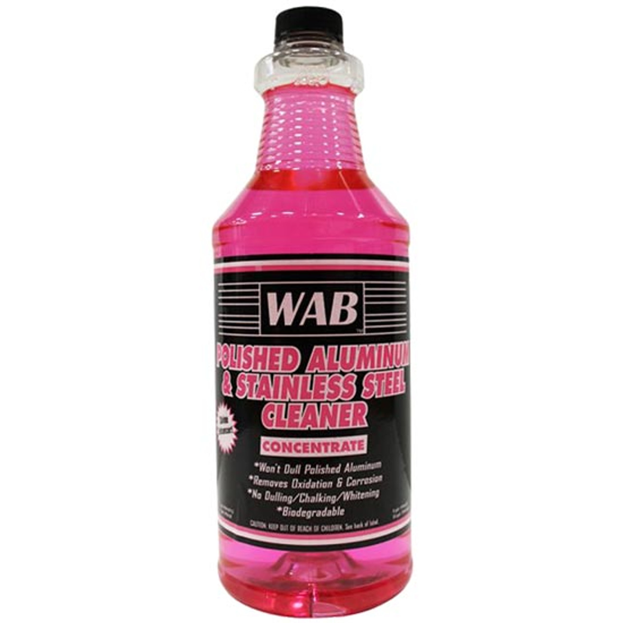 Wab Polished Aluminum & Stainless Steel Cleaner - 1 Quart - 4 State Trucks