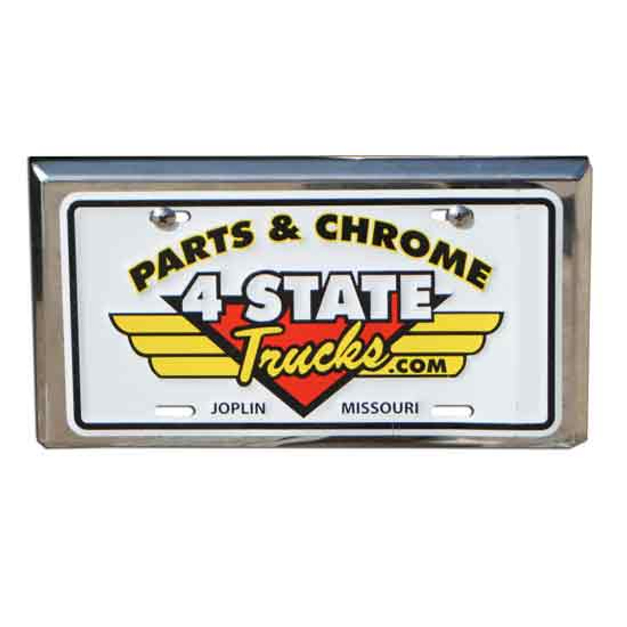 CSM SS Custom Single License Plate Hanger 4 State Trucks